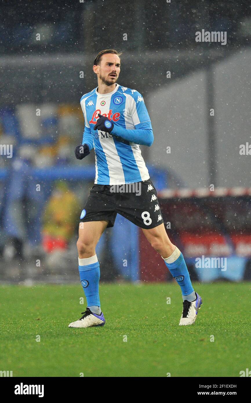 Fabian Ruiz giocatore di Napoli, durante la partita del campionato italiano di  calcio Serie A tra Napoli e Spezia, risultato finale 1-2, partita disputata  al Foto stock - Alamy