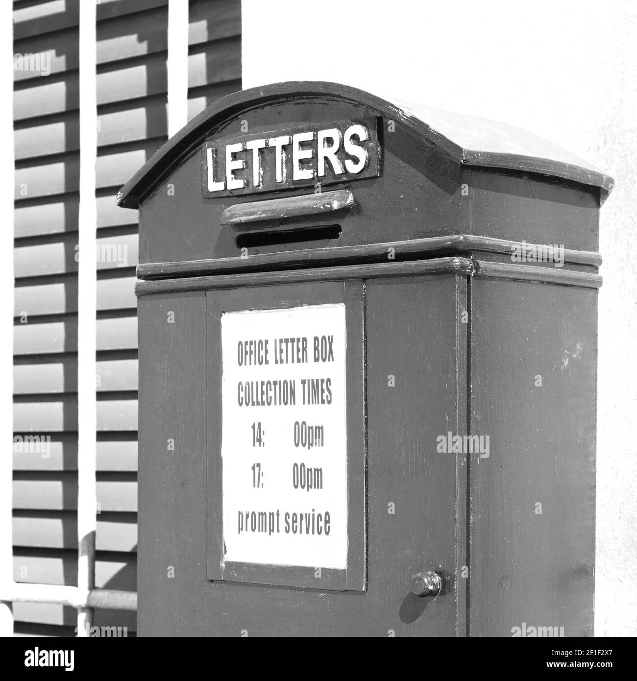 In italia antico posto storico vintage box Foto Stock