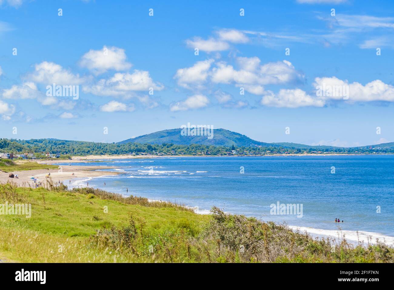 Summer Coastal Scene, Uruguay Foto Stock