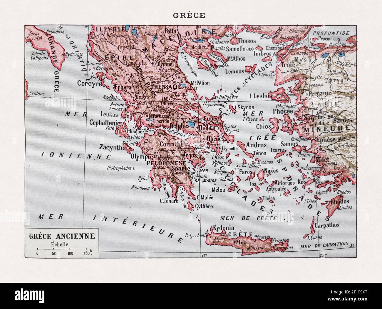 Antica grecia cartina immagini e fotografie stock ad alta risoluzione