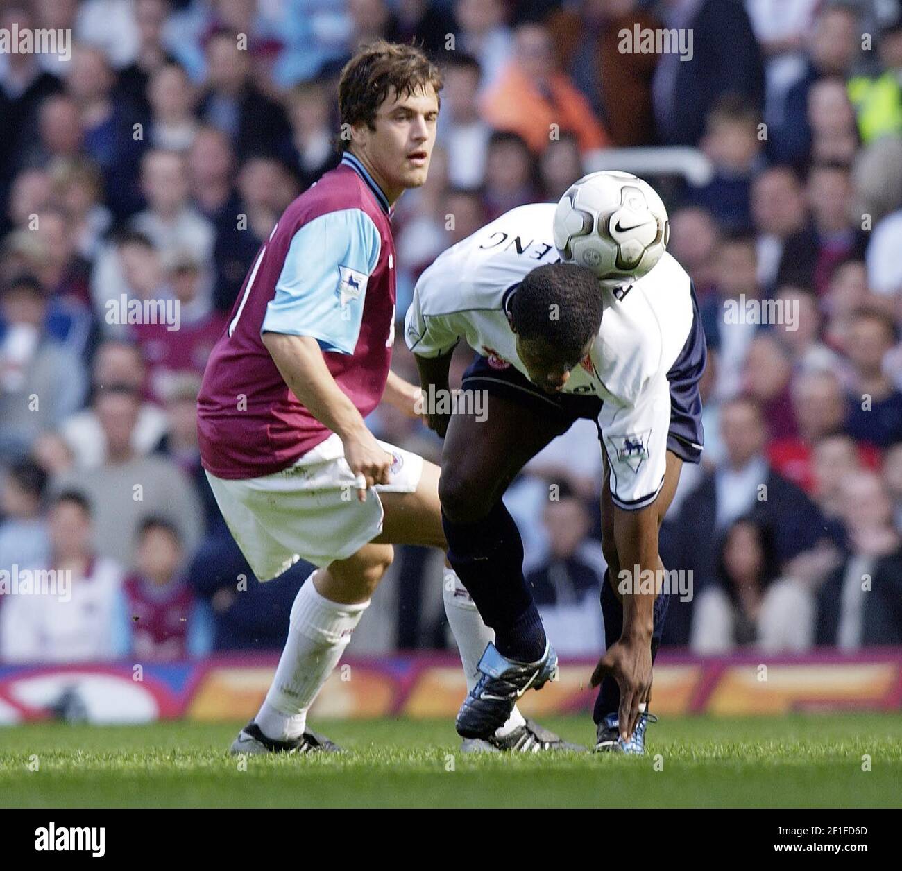 WEST HAM V MIDDLESBROUGH 21/4/2003 FOTO DAVID ASHDOWNPREMIER LEAGUE FOOTBALL Foto Stock