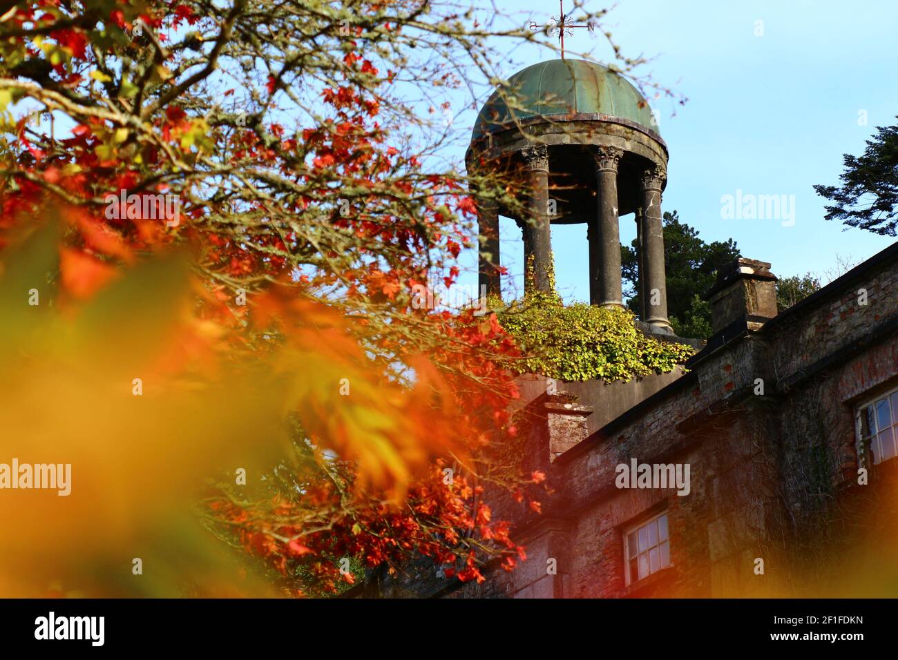 Scuderie Bantry House durante l'autunno season.Bantry Co Cork. Irlanda. Foto Stock
