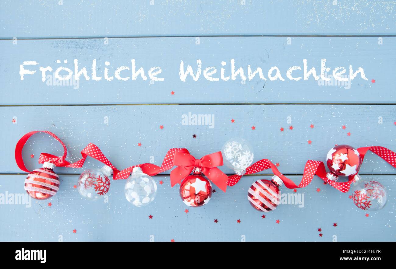 Felice decorazione colorata di natale Foto Stock