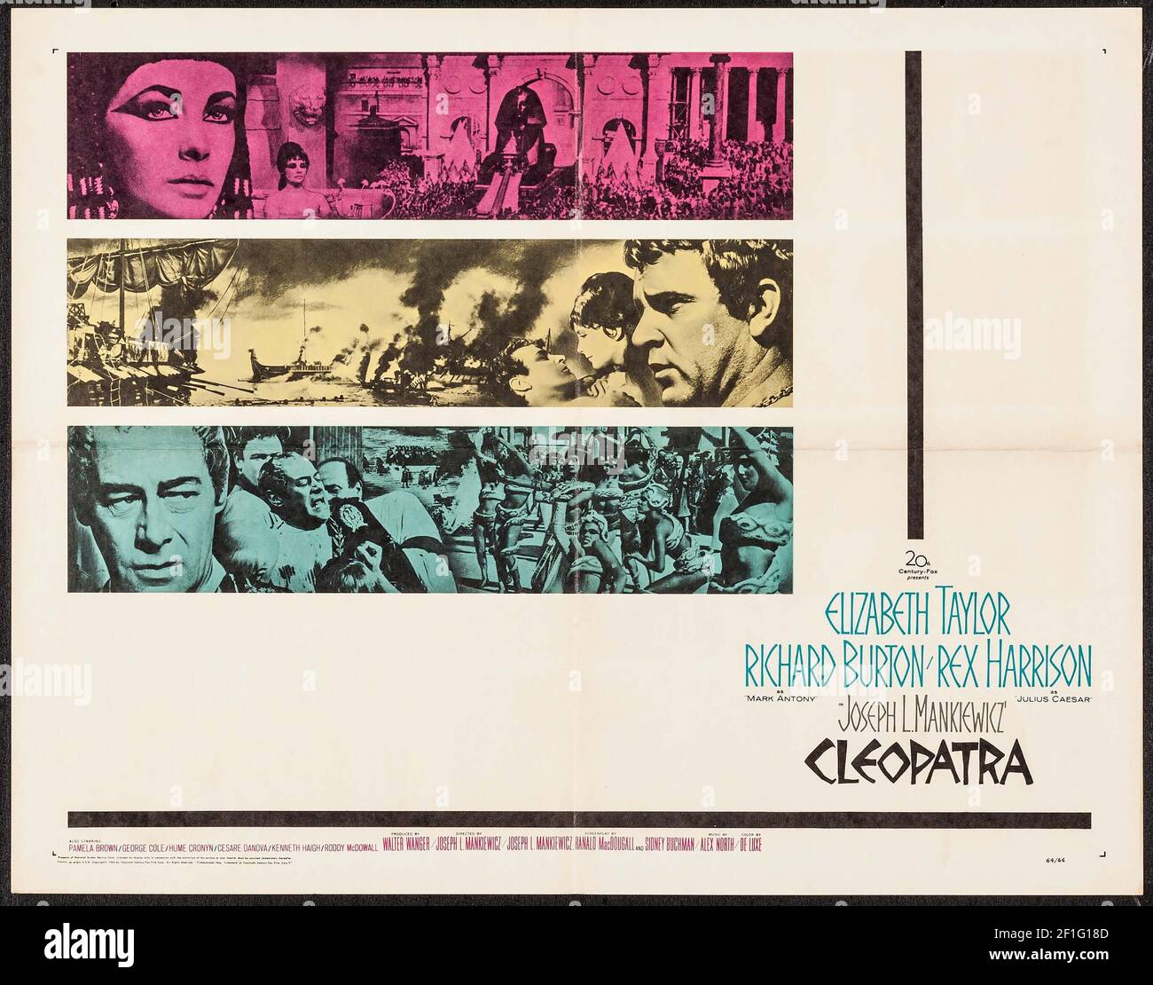 Cleopatra è un film del 1963 diretto da Joseph L. Mankiewicz. Feat. Richard Burton, Rex Harrison. 1963. Foto Stock Cleopatra è un film del 1963 diretto da Joseph L. Mankiewicz. Feat. Richard Burton, Rex Harrison. 1963. Foto Stock