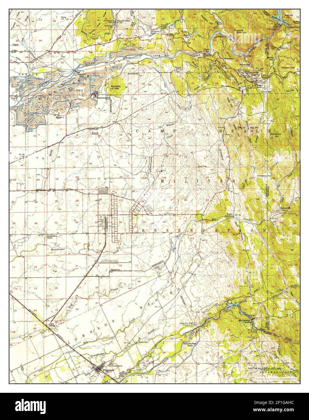 Mappa di wheatland immagini e fotografie - Wheatland California Mappa 1949 1 62500 Stati Uniti D America Da Timeless Maps Dati U S Geological Survey 2f1gahc