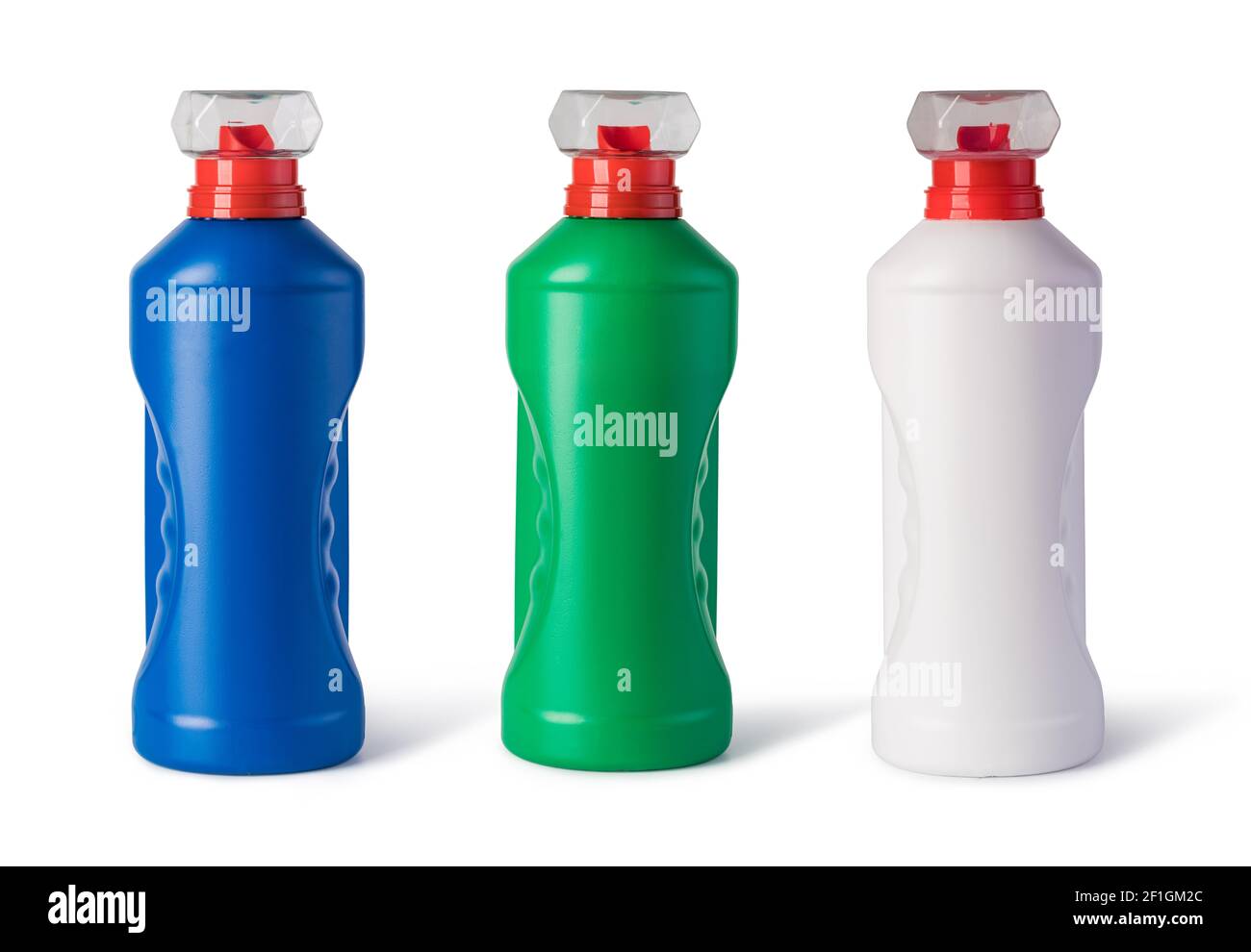 Bottiglie di prodotto detergente Foto Stock