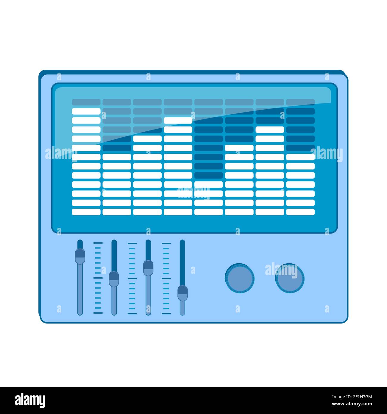 EQ Equalizzatore, graphics Foto Stock