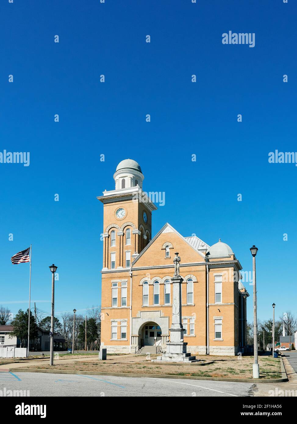 Bibb County Courthouse, di architettura neo-classica revival, è situato a Centerville Alabama, Stati Uniti. Foto Stock
