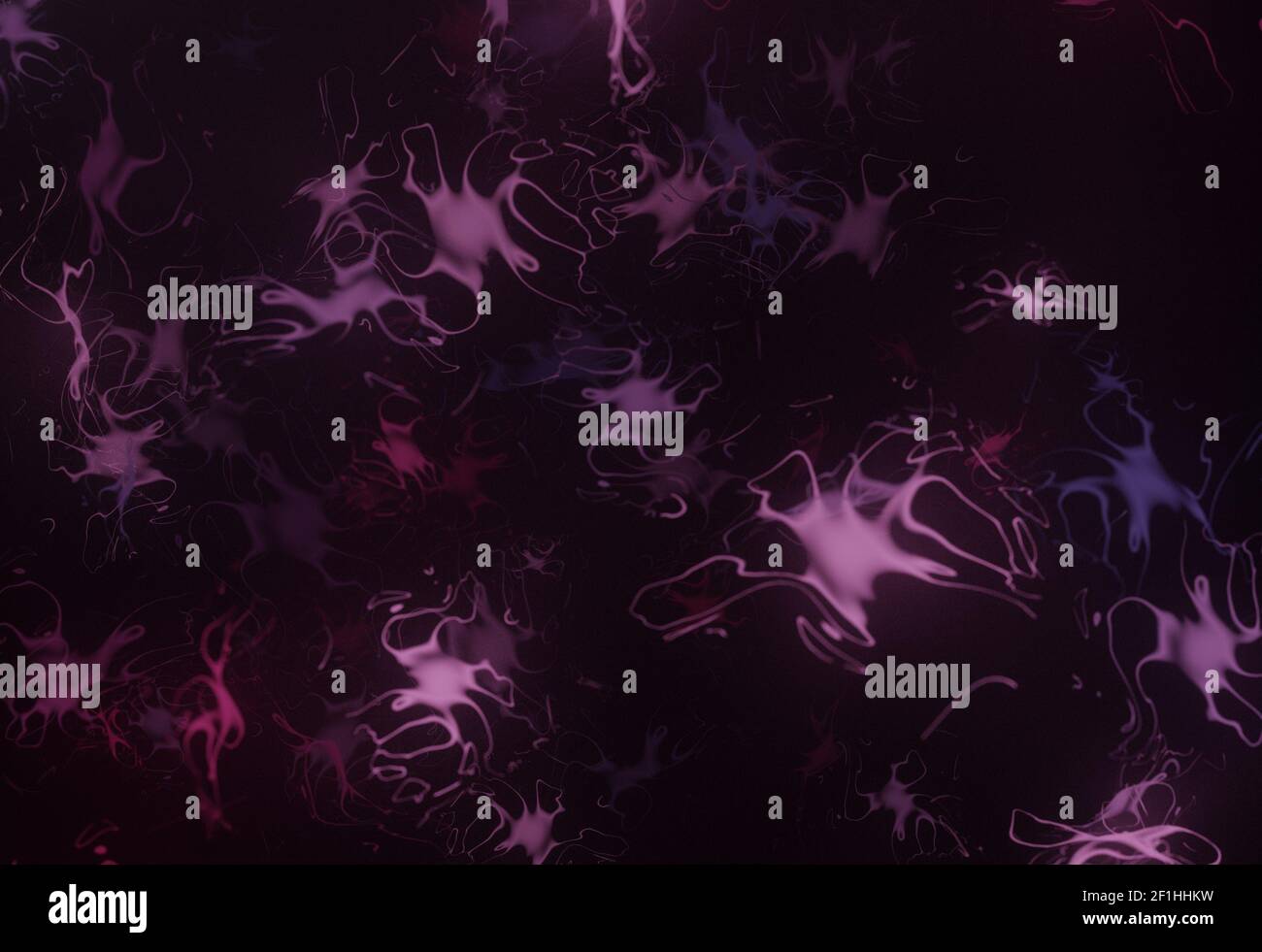 La rete neurale del sistema di cellule con link e axone e dendrite collegamento 3D illustrazione Foto Stock