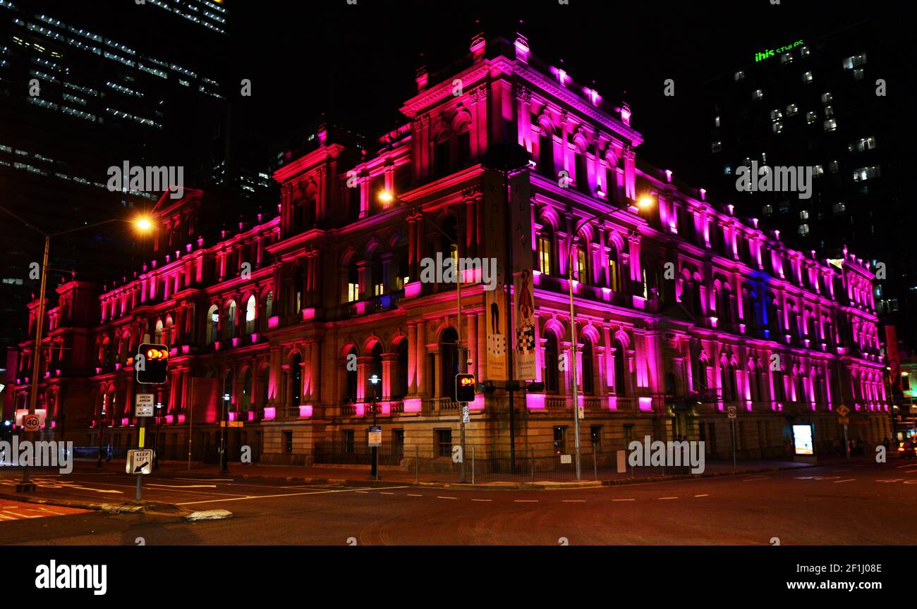 The Treasury Casino and Hotel a Brisbane, Australia. Foto Stock