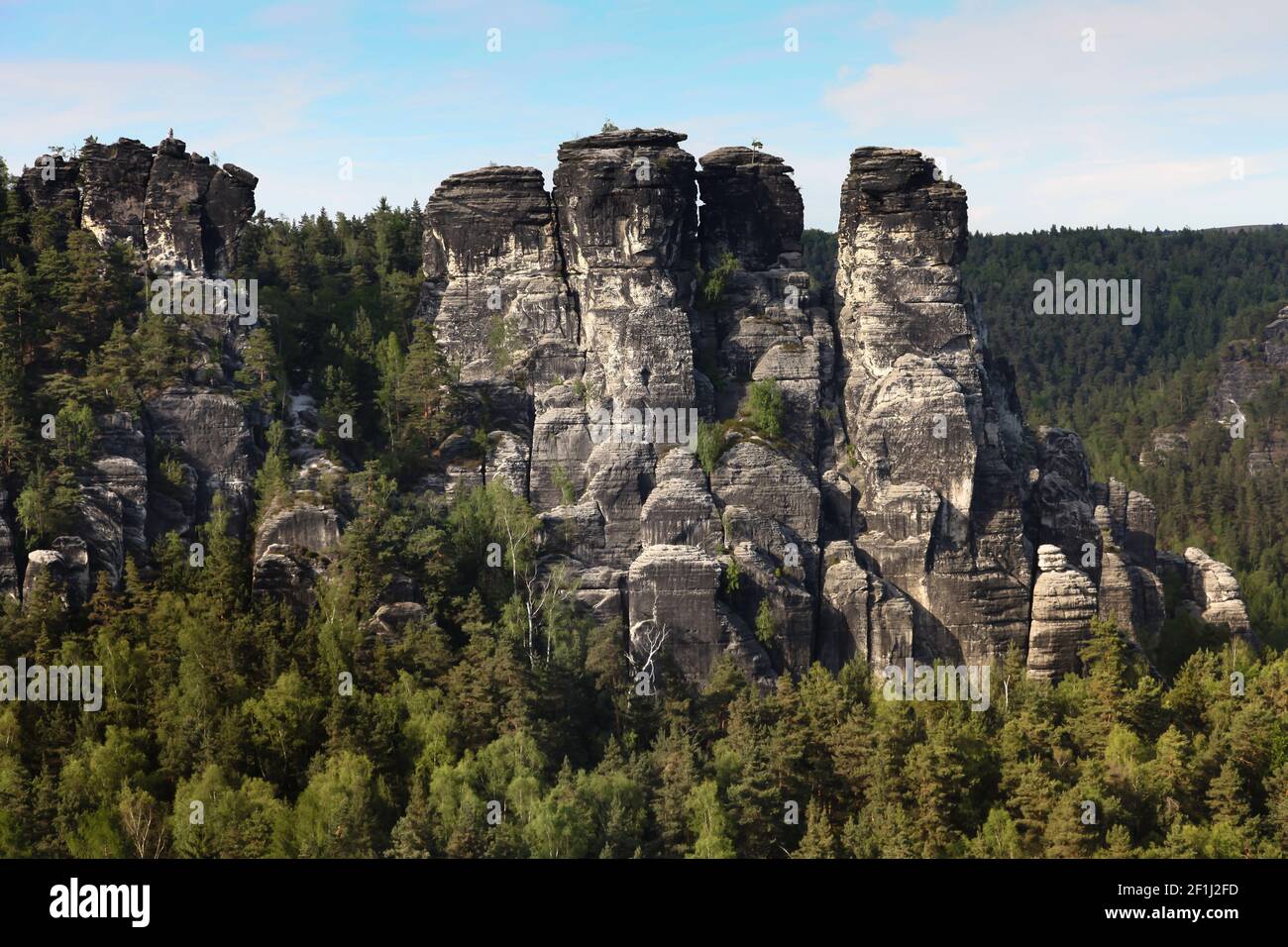 Rocce, Svizzera sassone Foto Stock