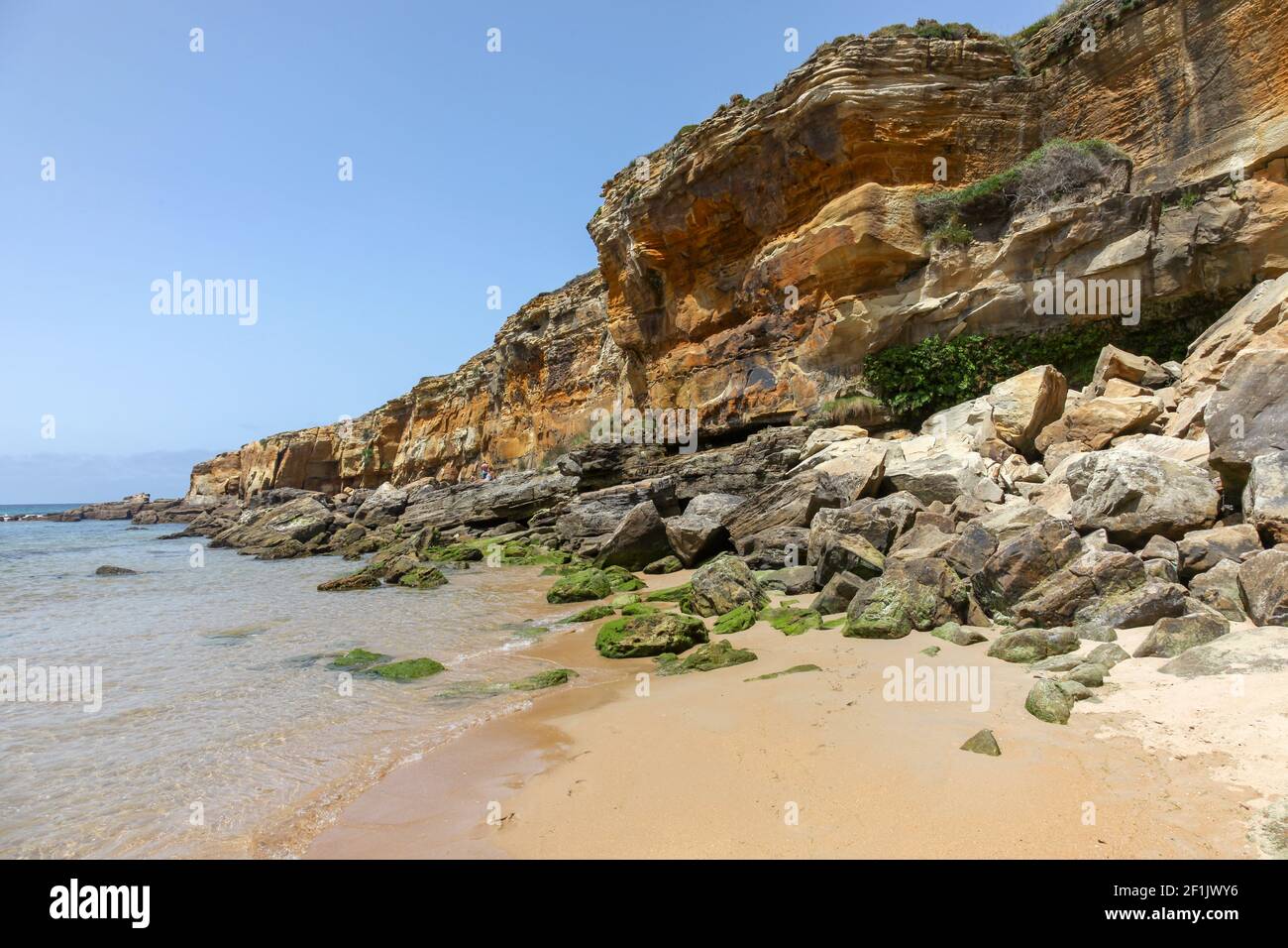 Bellissima baia nel nord della Spagna Foto Stock