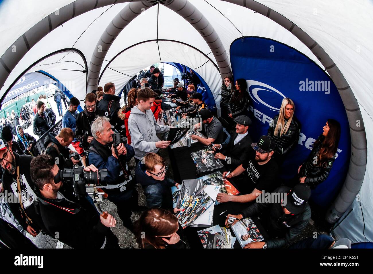 Autografo sessione autografa, sessione autografa durante la Spa World RX di Benelux, Belgio dal 11 al 12 maggio 2019 - Foto Paulo Maria / DPPI Foto Stock