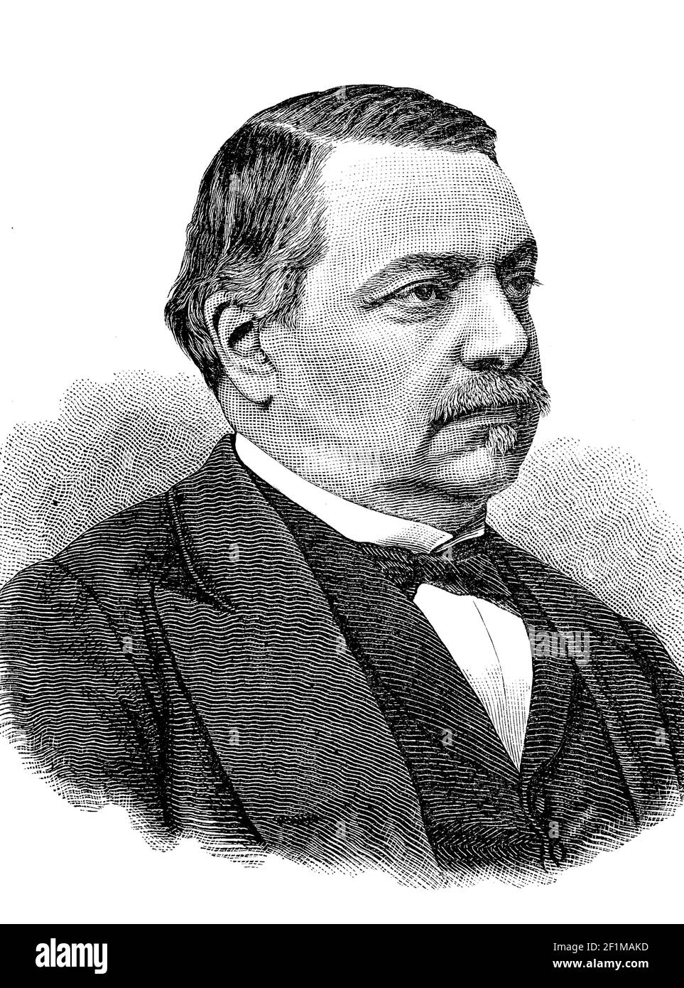 Jean-Baptiste-Leon Say (Parigi, 6 giugno 1826 – Parigi, 22 aprile 1896) è stato un . È stato più volte ministro delle Finanze nei governi della terza Repubblica / Jean-Baptiste-Leon dire ( 6. Giugno 1826 - 22. Aprile 1896) guerra in Französischer Ökonom e Politiker. Er war mehrmals Finanzminister in Regierungen der Dritten Republik, Historisch, storico, digitale riproduzione migliorata di un originale del 19 ° secolo / digitale Reproduktion einer Originalvollage aus dem 19. Jahrhundert, Foto Stock