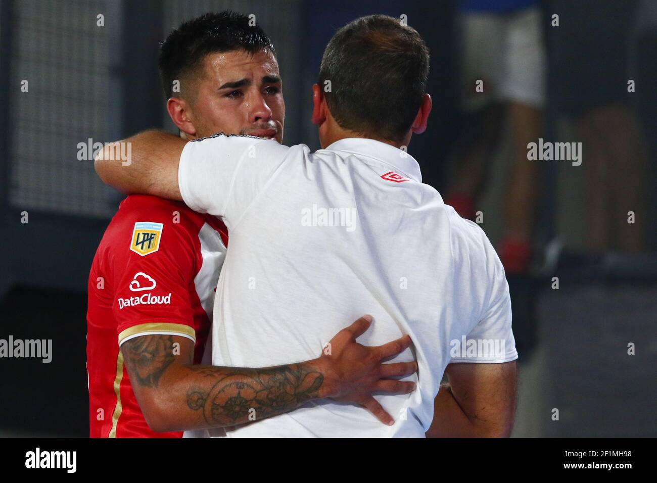 BUENOS AIRES, 8.03.2021: Durante la partita tra River Plate e Argentinos Juniors per la Lega argentina Calcio (Photo: Néstor J. Beremblum) Foto Stock