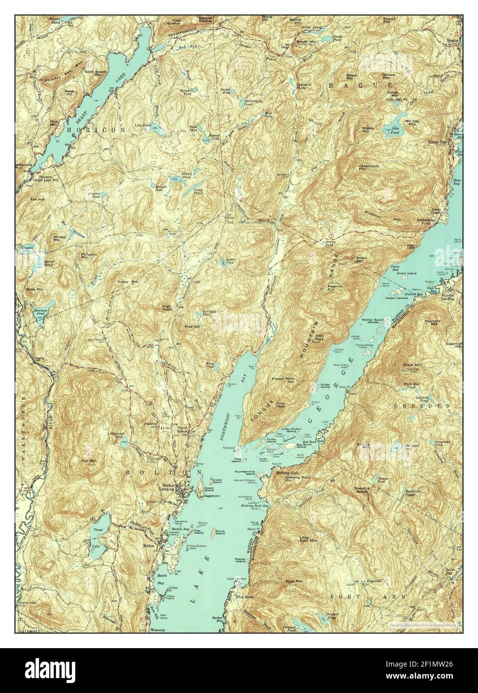 Mappa di bolton landing Immagini senza sfondo e Foto Stock ritagliate