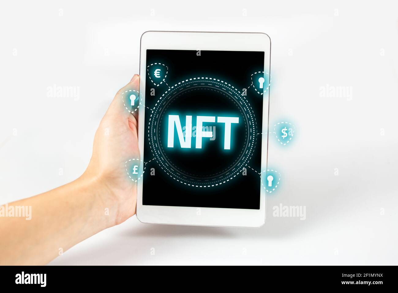 Una NFT non fungibile Foto Stock