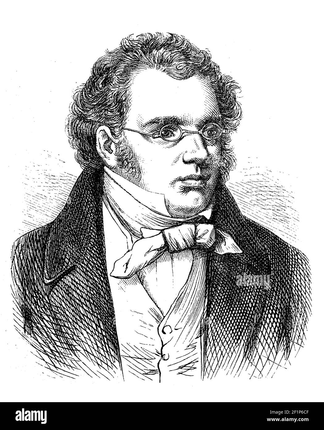 Franz Peter Schubert, 31 gennaio 1797 – 19 novembre 1828, è stato un compositore austriaco Franz Peter Schubert, 31. Gennaio 1797 - 19. Novembre 1828, guerra in Österreichischer Komponist, Historisch, storico, digitale riproduzione migliorata di un originale del 19 ° secolo / digitale Reproduktion einer Originalvollage aus dem 19. Jahrhundert, Foto Stock