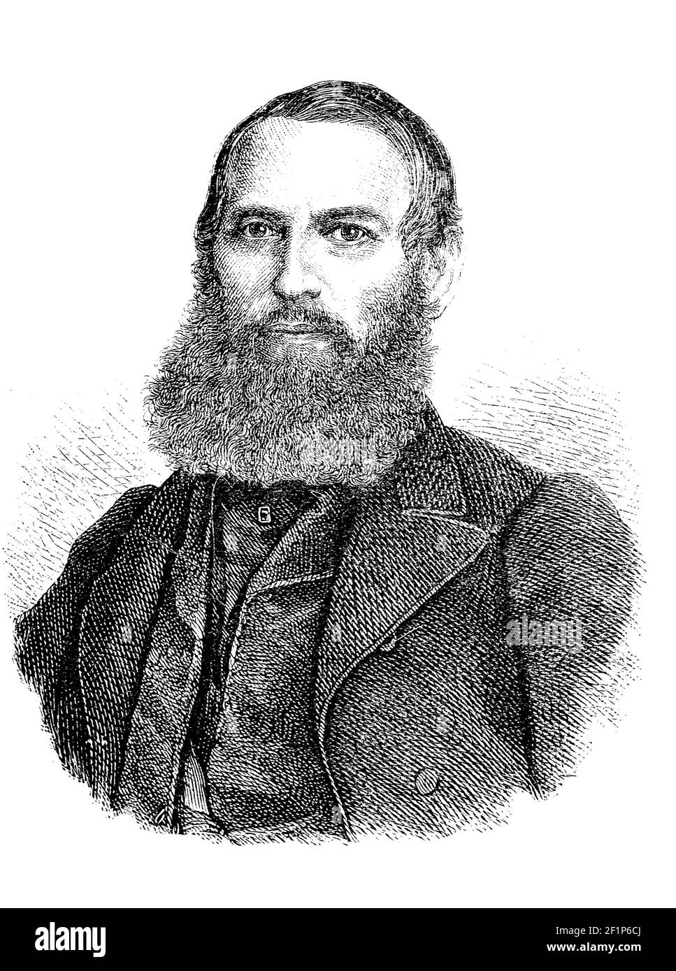 Christoph Bernhard Levin Matthias Schücking, 6 settembre 1814 - 31 agosto 1883, è stato uno scrittore e giornalista tedesco Christoph Bernhard Levin Matthias Schücking, 6. Settembre 1814 - 31. Agosto 1883, war ein deutscher Schriftsteller und giornalista, Historisch, storico, digitale riproduzione migliorata di un originale del 19 ° secolo / digitale Reproduktion einer Originalvorlage aus dem 19. Jahrhundert, Foto Stock