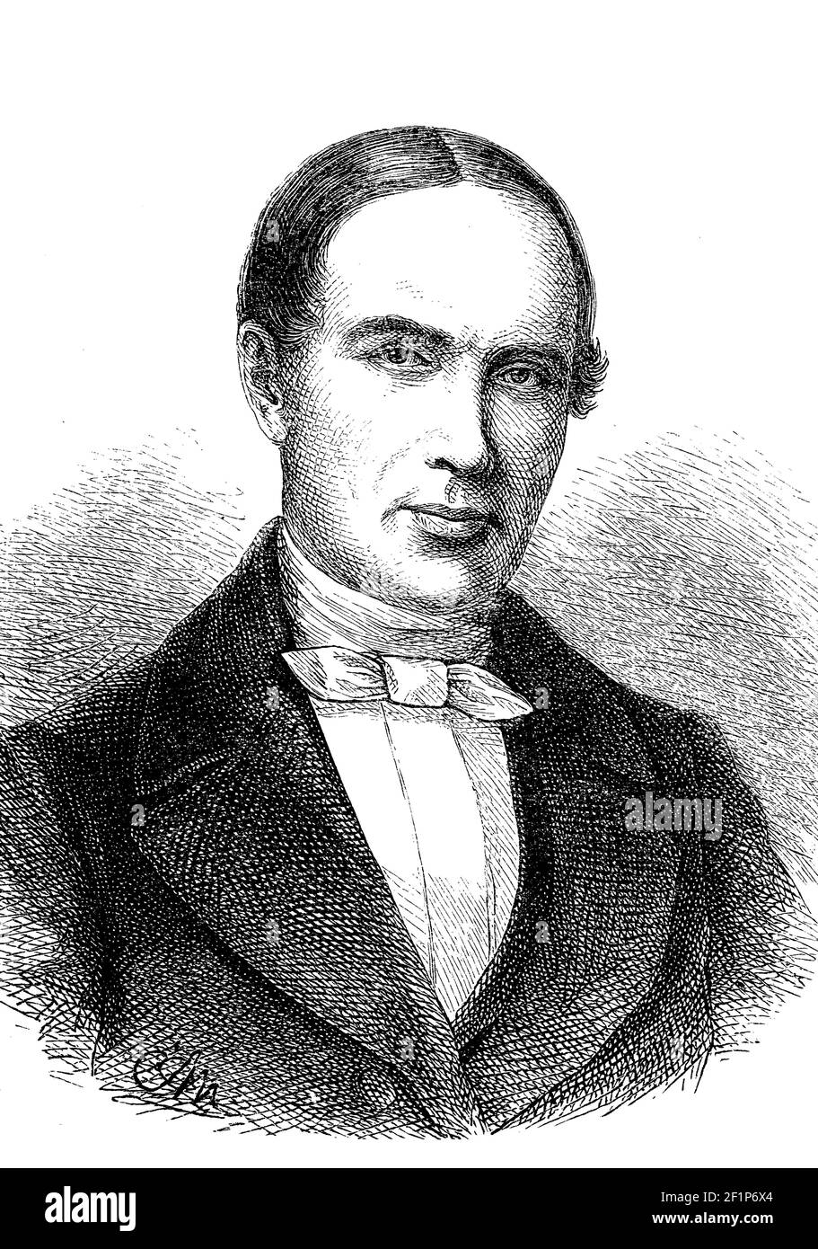 Philipp Friedrich Silcher, 27 giugno 1789 – 26 agosto 1860, è stato un compositore e insegnante di musica tedesco, Philipp Friedrich Silcher, 27. Giugno 1789 - 26. Agosto 1860, war ein deutscher Komponist und Musikpädagoge, Historisch, storico, digitale riproduzione migliorata di un originale del 19 ° secolo / digitale Reproduktion einer Originalvorlage aus dem 19. Jahrhundert, Foto Stock
