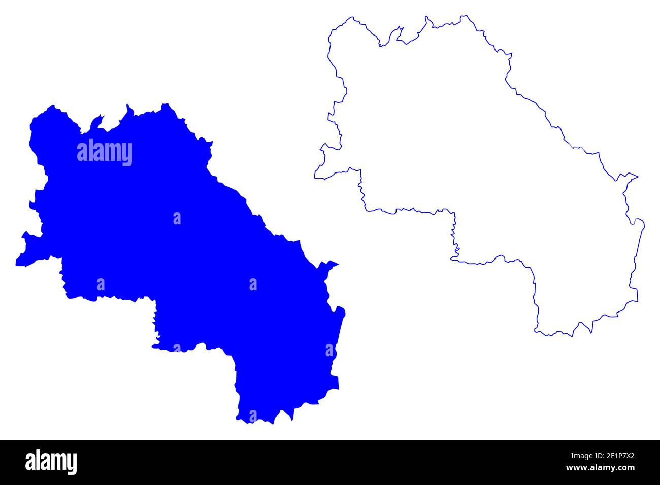 Provincia di Siena (Italia, Repubblica Italiana, Toscana o Toscana) mappa illustrazione vettoriale, schizzo della mappa Provincia di Siena Illustrazione Vettoriale