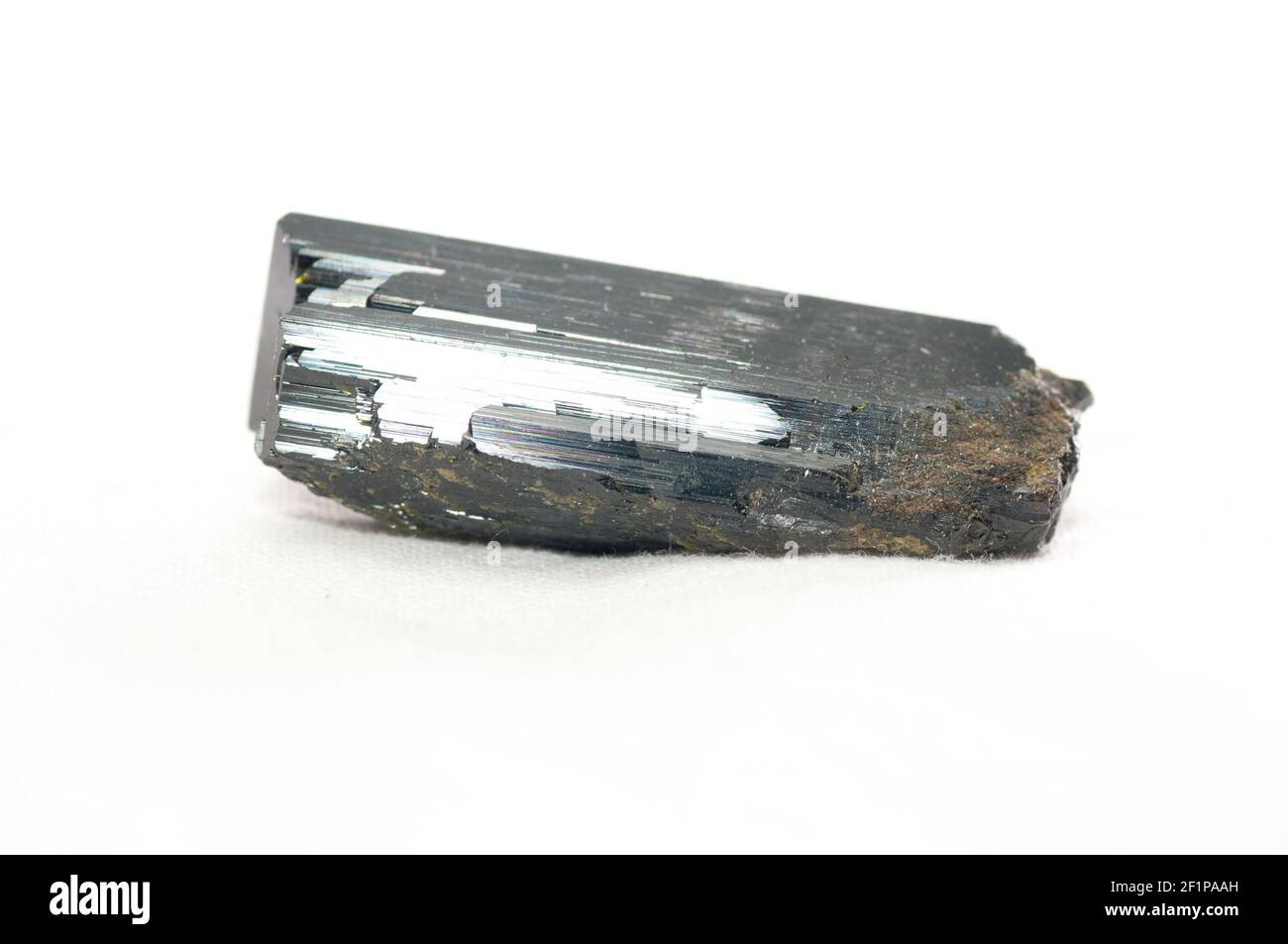 Epidoto campione minerale senza prehnite, un raro campione Foto Stock