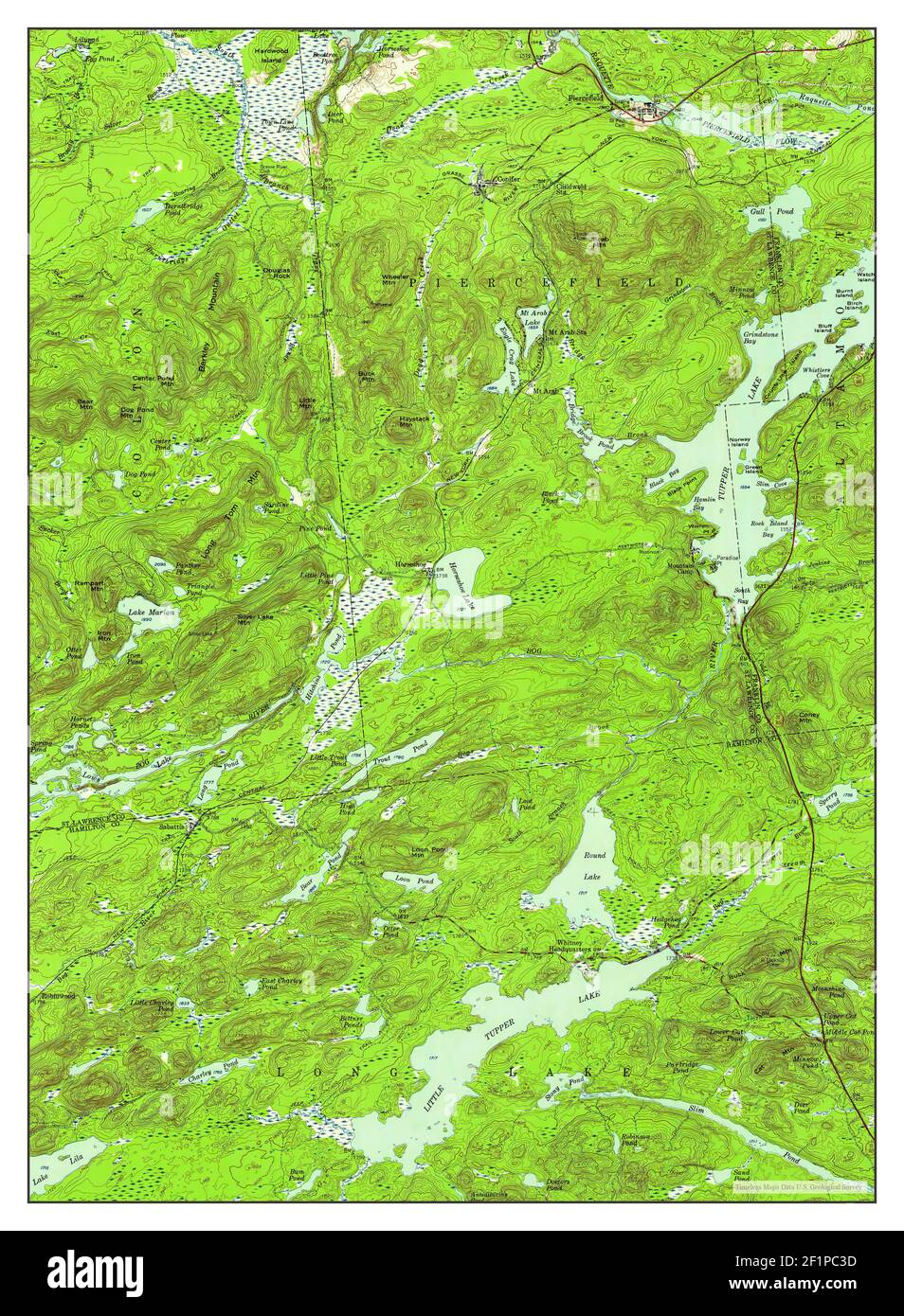 Mappa del lago tupper immagini e fotografie stock ad alta risoluzione