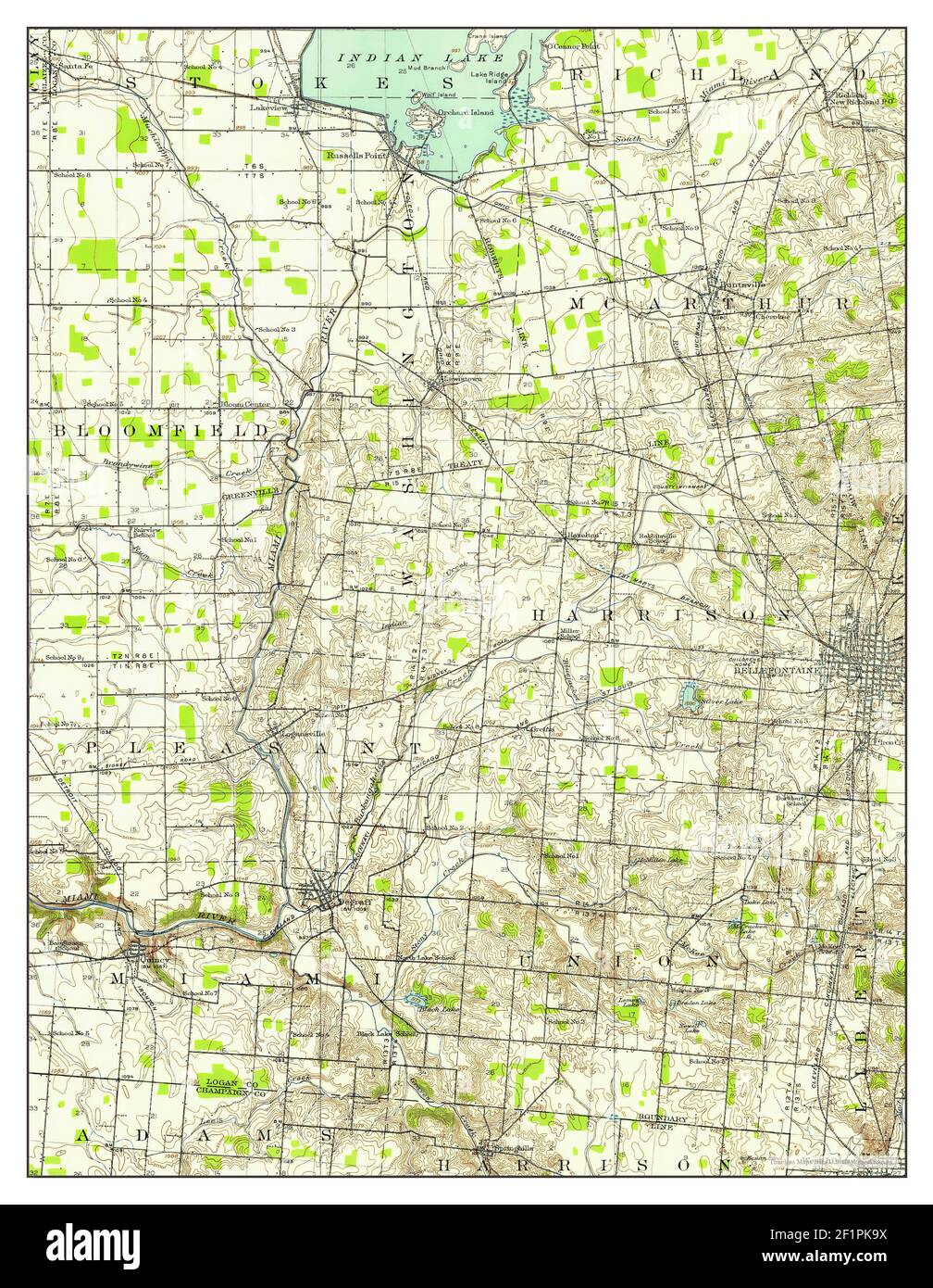 Mappa bellefontaine immagini e fotografie stock ad alta risoluzione Alamy