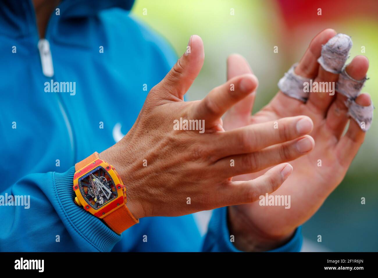 Richard Mille orologio di Rafael NADAL (ESP) durante il Roland Garros  French Tennis Open 2018, singolo