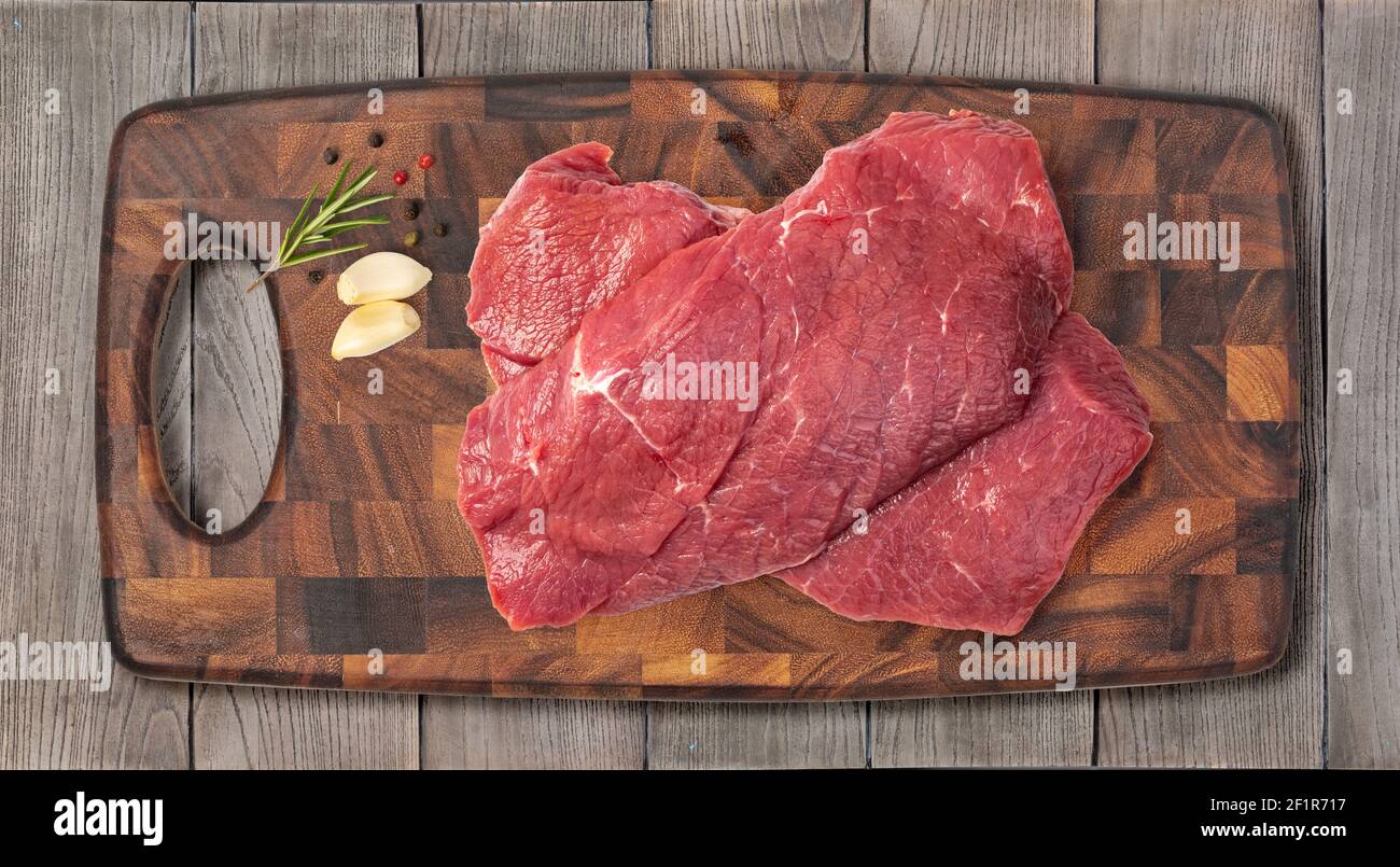 Carne grezza del manzo Foto Stock