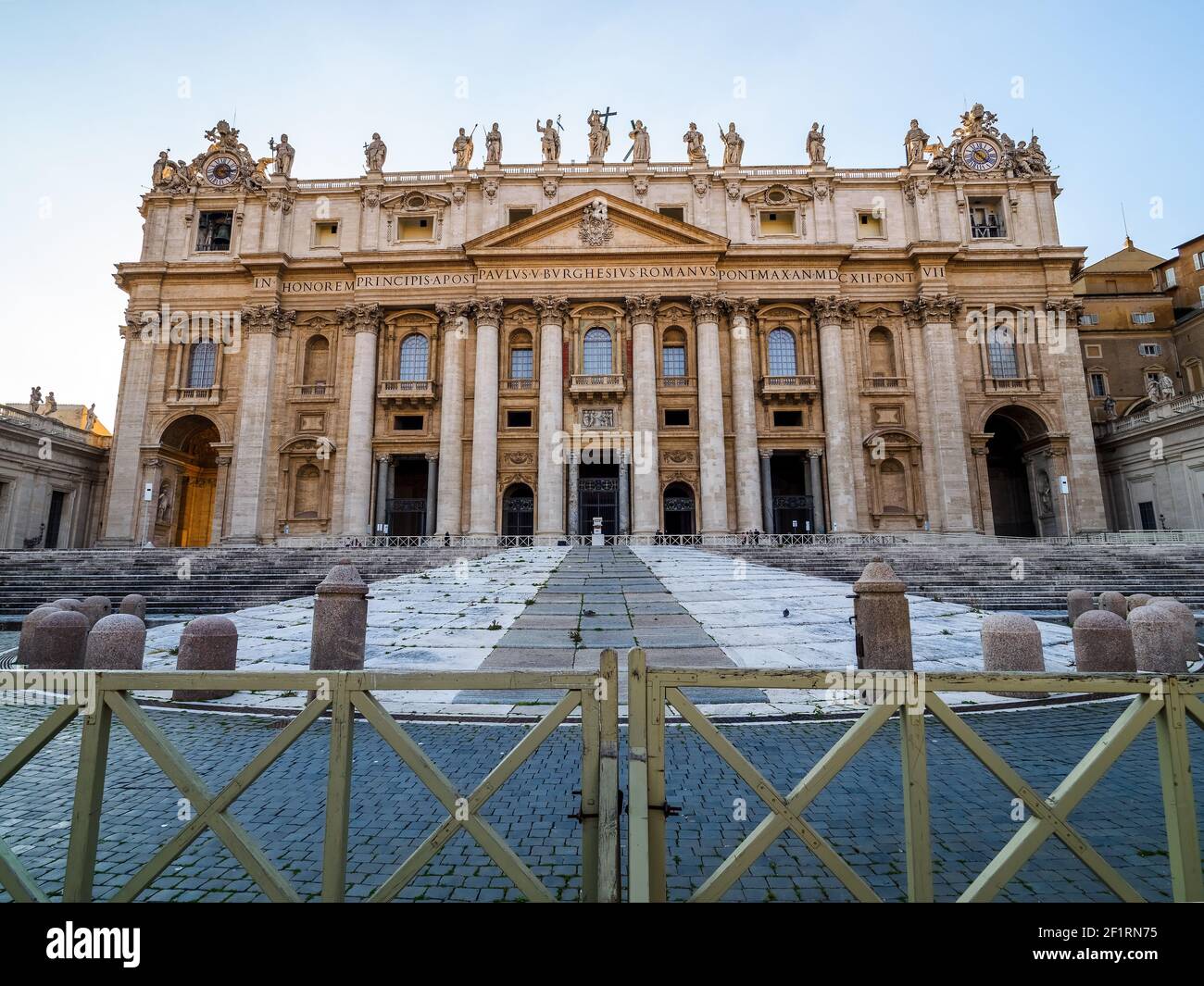 Basilica di San Pietro - Vaticano a Roma Foto Stock