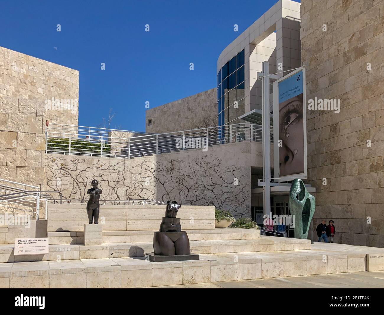 Il museo Getty Center di Los Angeles California USA è stato progettato dall'architetto Richard Meier nel 1997. Foto Stock