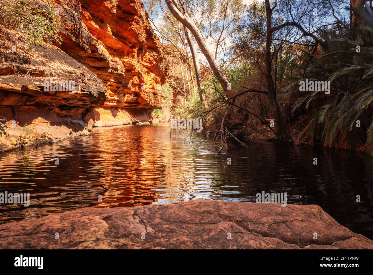Kings Canyon nel centro dell'Australia Foto Stock
