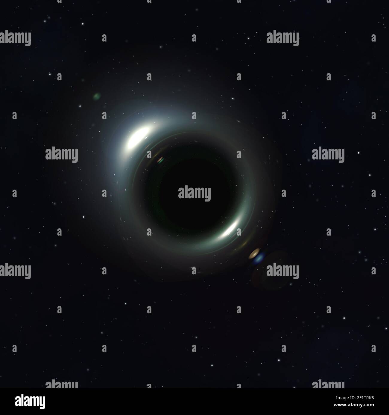 Singolarità nello spazio Foto Stock
