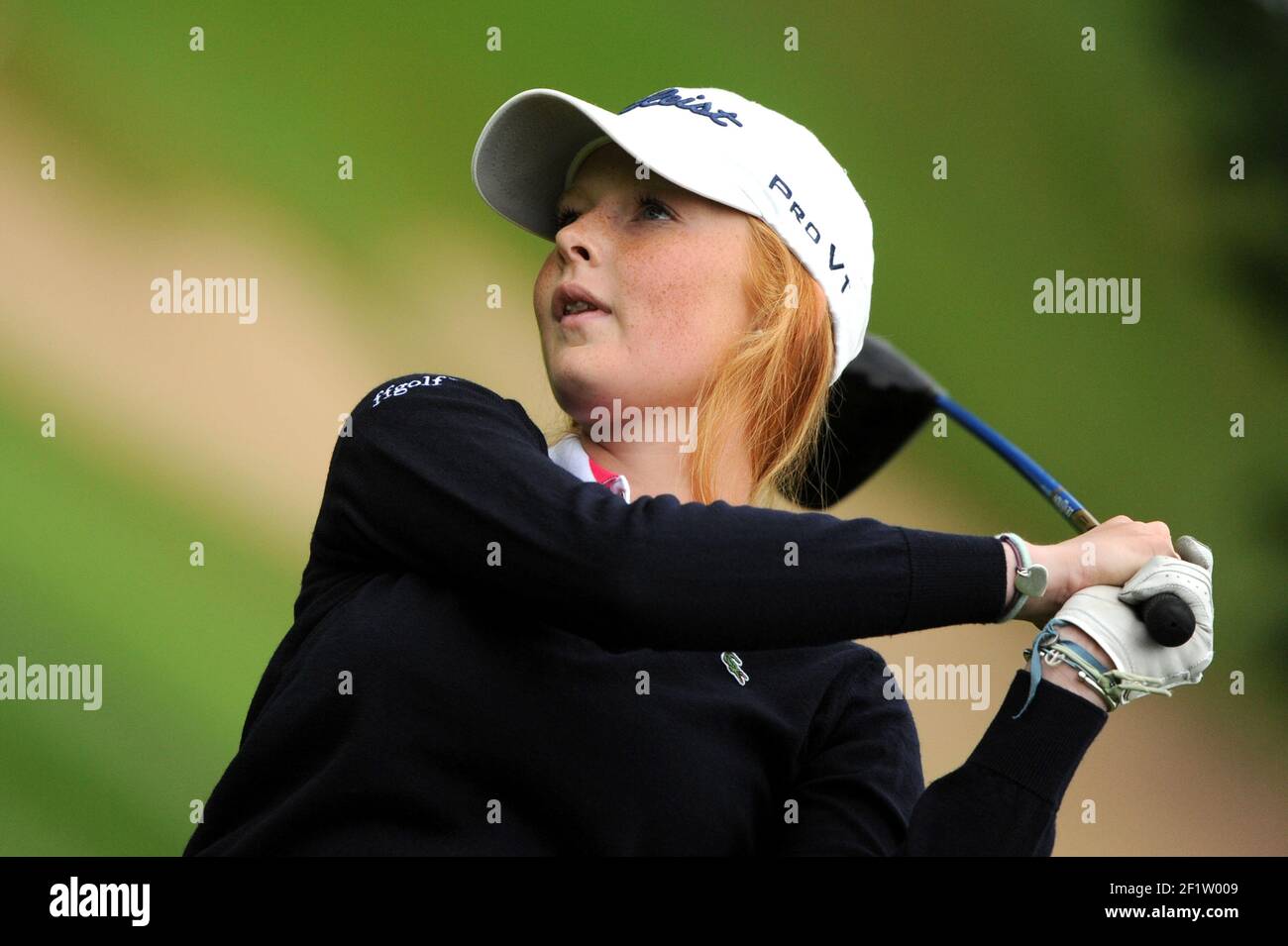 GOLF - EVIAN MASTERS JUNIORS CUP 2012 - EVIAN MASTERS GOLF CLUB (FRA) - 21-22/07/2012 - FOTO OLIVIER GAUTHIER / KMSP / DPPI - MATHILDA CAPPELIEZ (FRA) Foto Stock