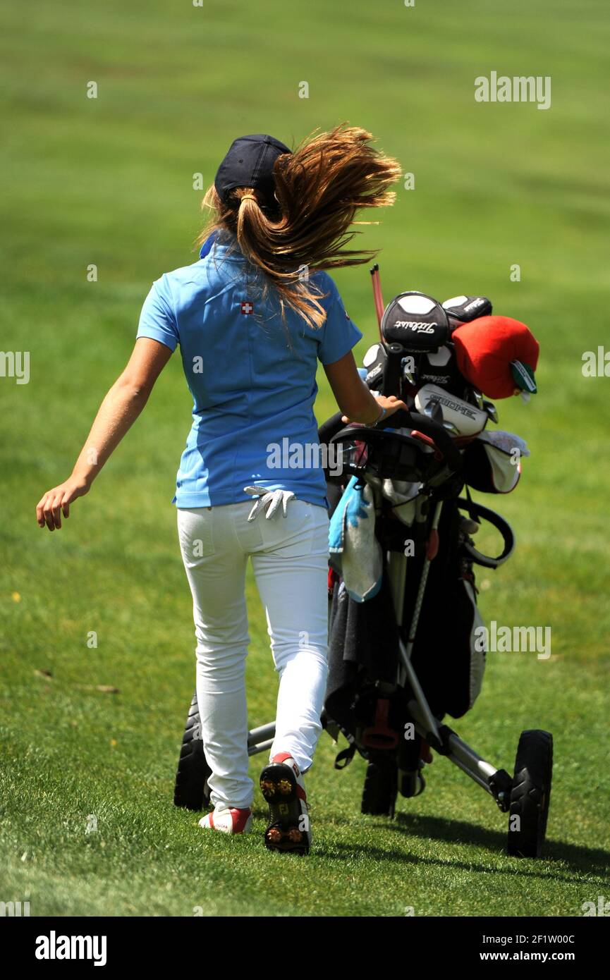 GOLF - EVIAN MASTERS JUNIORS CUP 2012 - EVIAN MASTERS GOLF CLUB (FRA) - 21-22/07/2012 - FOTO OLIVIER GAUTHIER / KMSP / DPI - CHARLOTTE ALRAN (SUI) Foto Stock