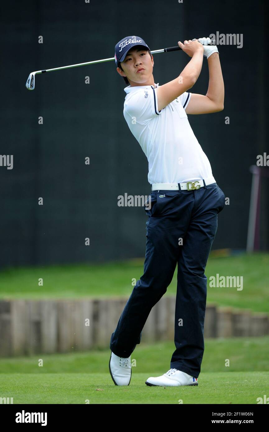 GOLF - EVIAN MASTERS JUNIORS CUP 2012 - EVIAN MASTERS GOLF CLUB (FRA) - 21-22/07/2012 - FOTO OLIVIER GAUTHIER / KMSP / DPPI - JEONG WEON KO (FRA) Foto Stock