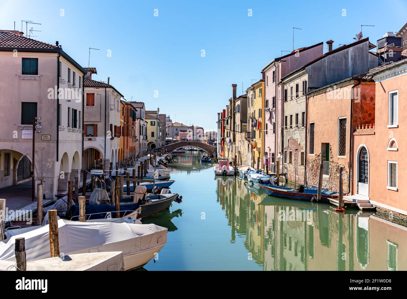 Chioggia, zona venezia, Veneto: Dettagli di una splendida cittadina della laguna veneta Foto Stock