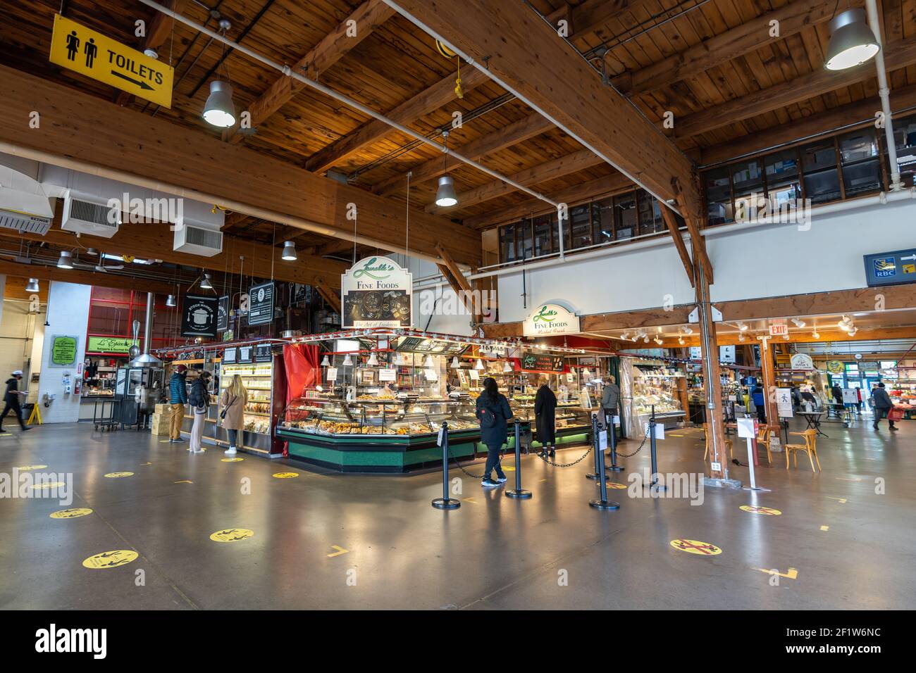 Mercato pubblico di Granville Island. Vancouver, Canada Foto Stock