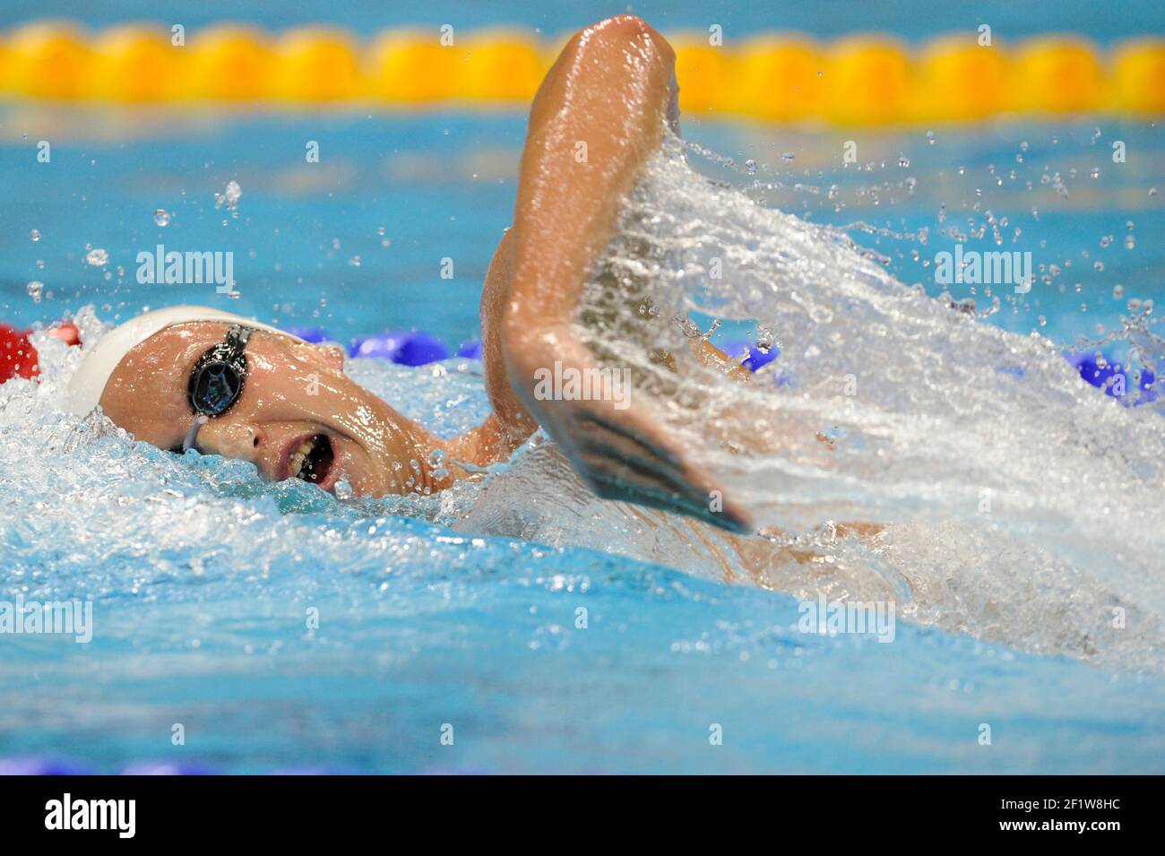 LONDON OLYMPIC GAMES 2012 - AQUATICS CENTER , LONDRA (ENG) - 03/08/2012 - PHOTO : PISCINA / KMSP / DPPI NUOTO - UOMINI 1500 M FREESTYLE - DAMIEN JOLY (FRA) Foto Stock
