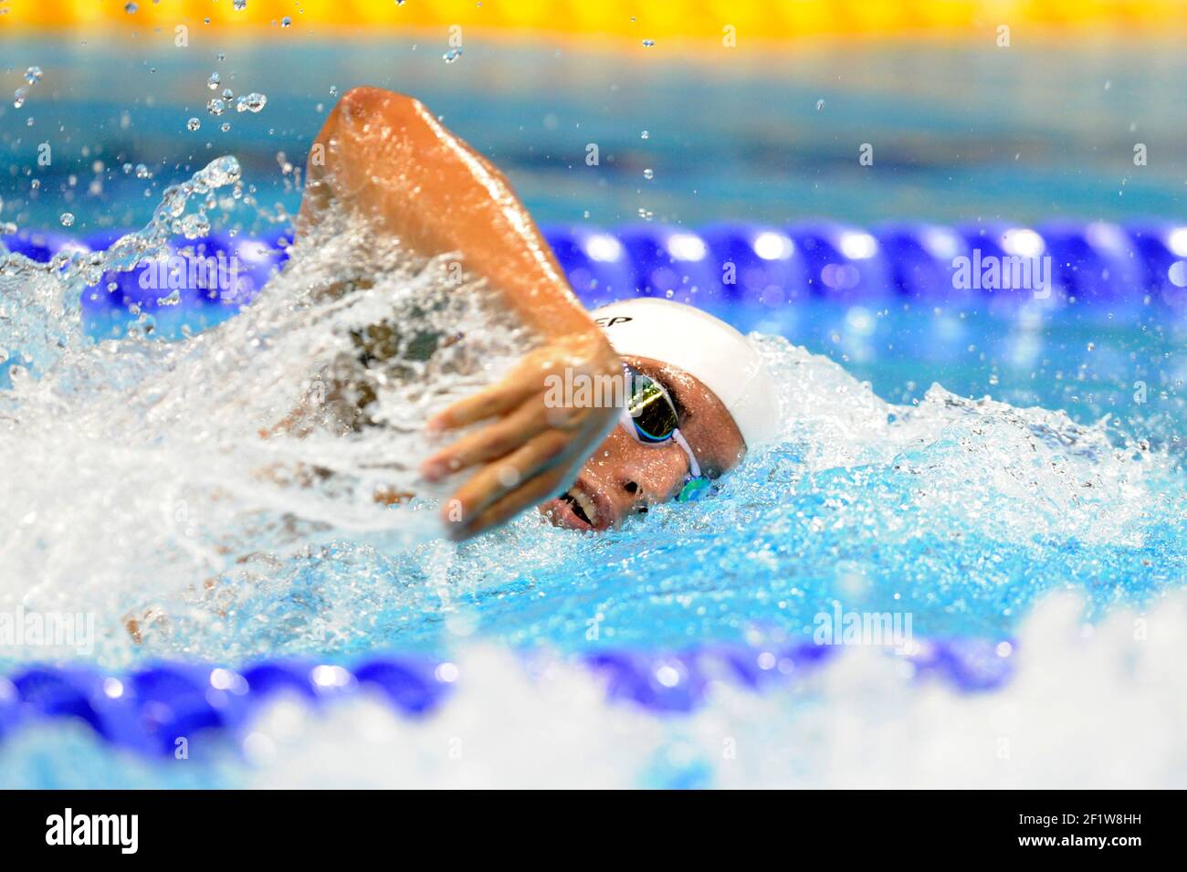 LONDON OLYMPIC GAMES 2012 - AQUATICS CENTER , LONDON (ENG) - 03/08/2012 - PHOTO : PISCINA / KMSP / DPPI NUOTO - UOMINI 1500 M FREESTYLE - ANTHONAY PANNIER (FRA) Foto Stock