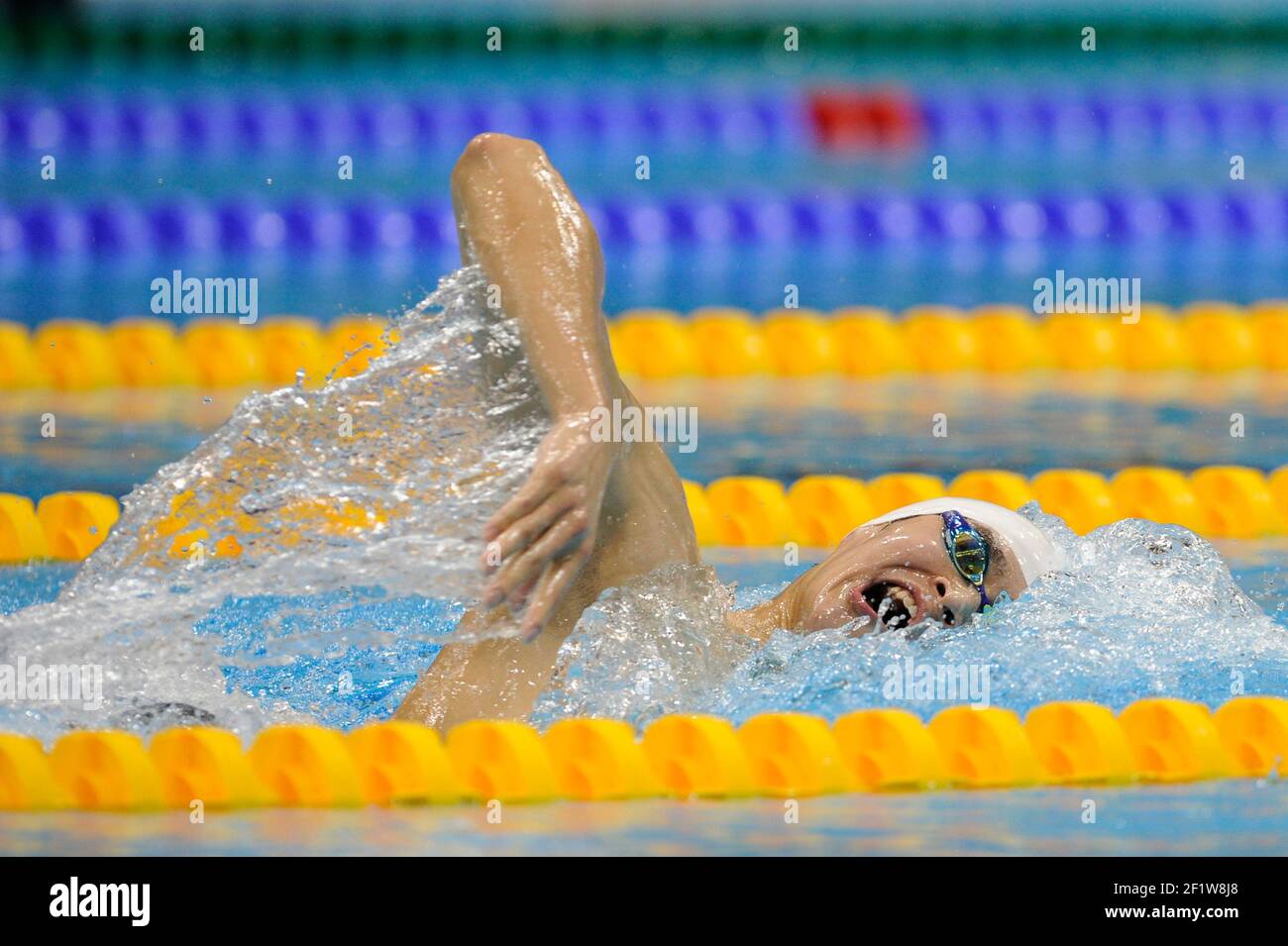 LONDON OLYMPIC GAMES 2012 - AQUATICS CENTER , LONDRA (ENG) - 03/08/2012 - PHOTO : PISCINA / KMSP / DPPI NUOTO - UOMINI 1500 M FREESTYLE - YANG SUN (CHN) Foto Stock