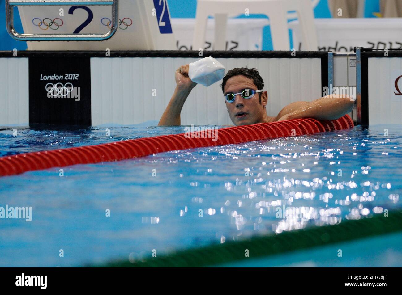 LONDON OLYMPIC GAMES 2012 - AQUATICS CENTER , LONDON (ENG) - 03/08/2012 - PHOTO : PISCINA / KMSP / DPPI NUOTO - UOMINI 1500 M FREESTYLE - ANTHONAY PANNIER (FRA) Foto Stock