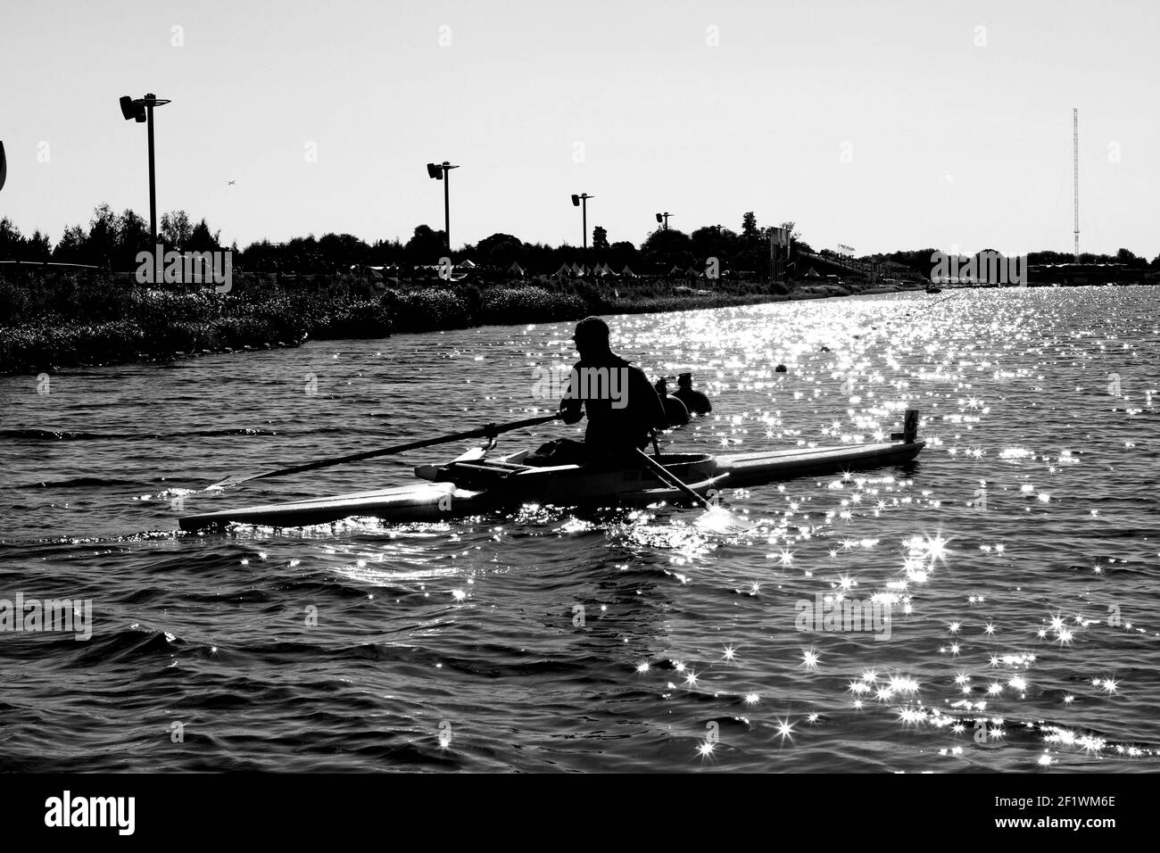 LONDRA 2012 - PARALIMPIADI - GIORNO 2 - 31/08/2012 - FOTO EDDY LEMAISTRE / KMSP / DPPI - CANOTTAGGIO - ETON DORNEY - ILLUSTRAZIONE Foto Stock