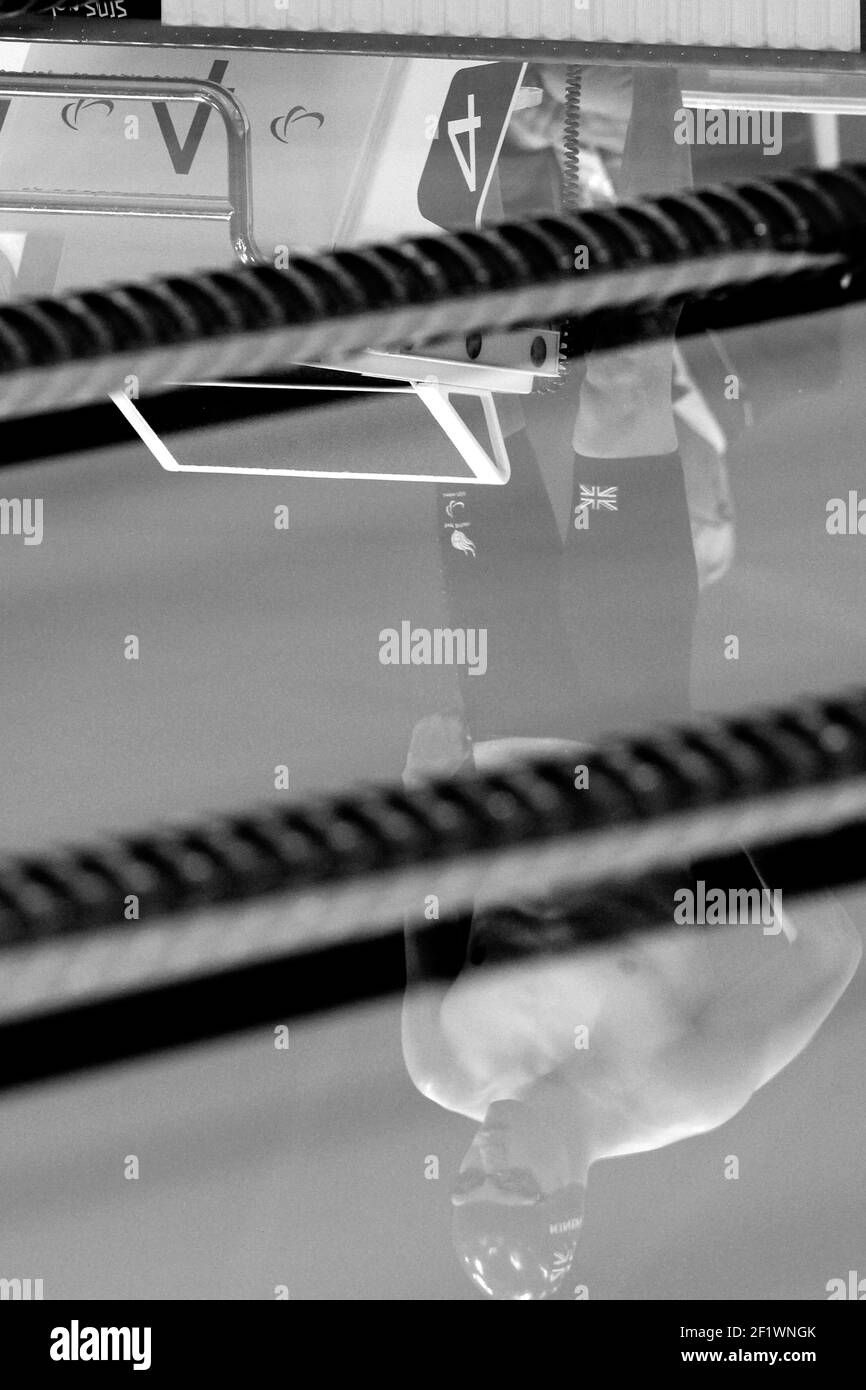 LONDRA 2012 - PARALIMPIADI - GIORNO 5 - 03/09/2012 - PHOTO EDDY LEMAISTRE / KMSP / DPPI - CENTRO ACQUATICO - NUOTO - ILLUSTRAZIONE Foto Stock