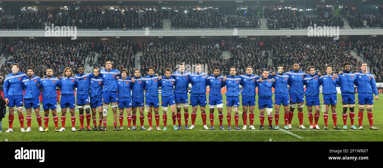 RUGBY - TEST MATCH 2012 - FRANCIA / ARGENTINA - 17/11/2012 - FOTO PHILIPPE MILLEREAU / KMSP / DPPI - TEAM FRANCESE Foto Stock