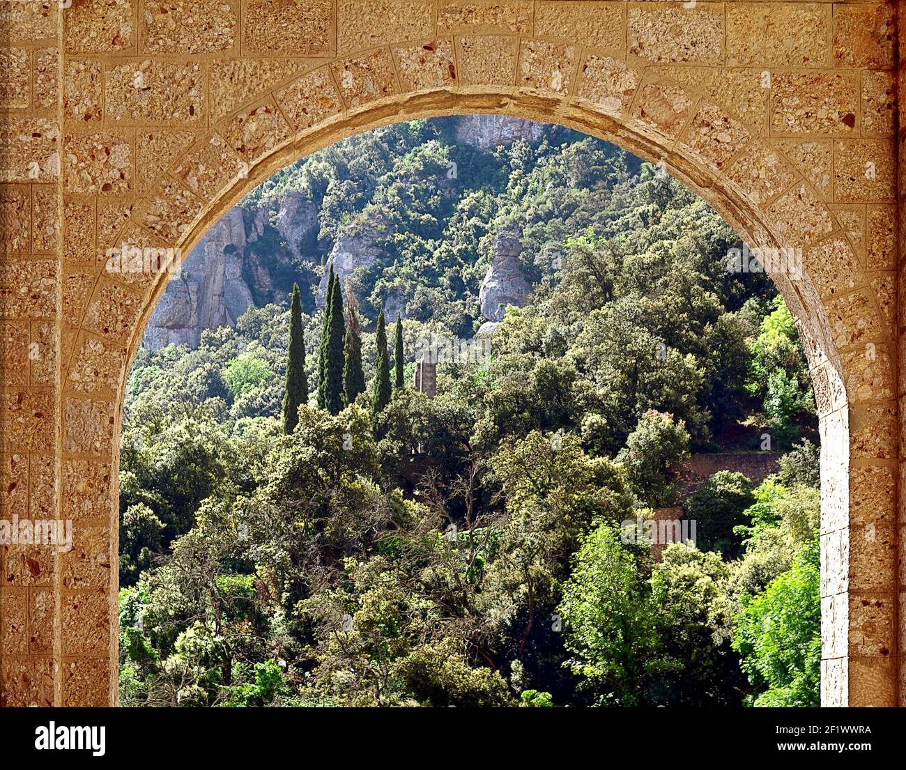 Arco di pietra Foto Stock