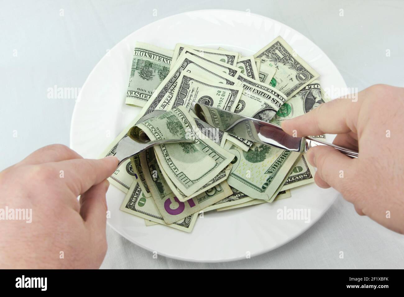 Pranzo di lavoro Foto Stock