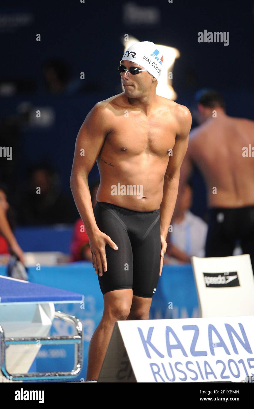 Nuoto - Campionati del mondo Fina 2013 - Barcellona , SPAGNA - giorno 15 - 3/08/2013 - Foto STEPHANE KEMPINAIRE / KMSP / DPPI - uomini 1500 m Freestyle - Enzo Vial Collet (fra) Foto Stock