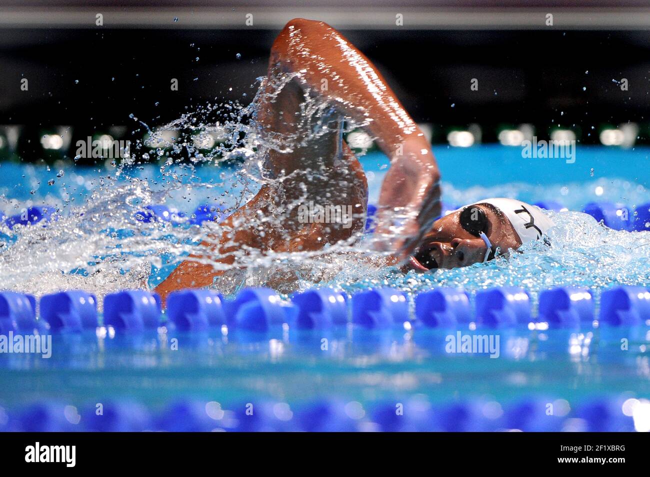 Nuoto - Campionati del mondo Fina 2013 - Barcellona , SPAGNA - giorno 15 - 3/08/2013 - Foto STEPHANE KEMPINAIRE / KMSP / DPPI - uomini 1500 m Freestyle - Enzo Vial Collet (fra) Foto Stock